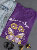 Nature Is Magic Butterflies T-shirt -SmartPrintsInk Designs