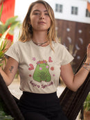 Cute Frog Enjoy Spring T-shirt -SmartPrintsInk Designs
