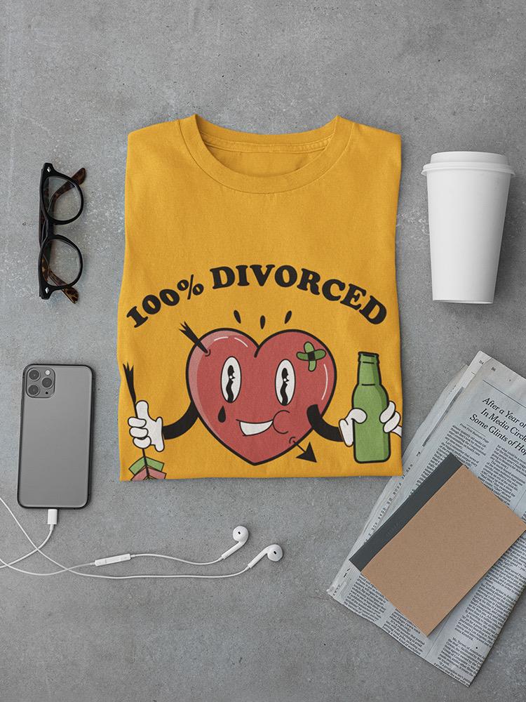100 Percent Divorced T-shirt -SmartPrintsInk Designs