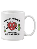 100 Percent Divorced Mug -SmartPrintsInk Designs