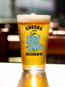 It's My Beerday! Pint Glass -SmartPrintsInk Designs