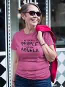 My People Call Me Abuela Tee Shaped T-shirt -SmartPrintsInk Designs