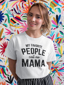 My People Call Me Mama Tee Shaped T-shirt -SmartPrintsInk Designs
