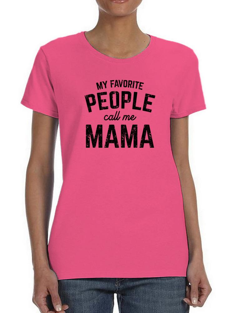 My People Call Me Mama Tee Shaped T-shirt -SmartPrintsInk Designs