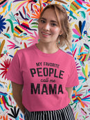 My People Call Me Mama Tee Shaped T-shirt -SmartPrintsInk Designs