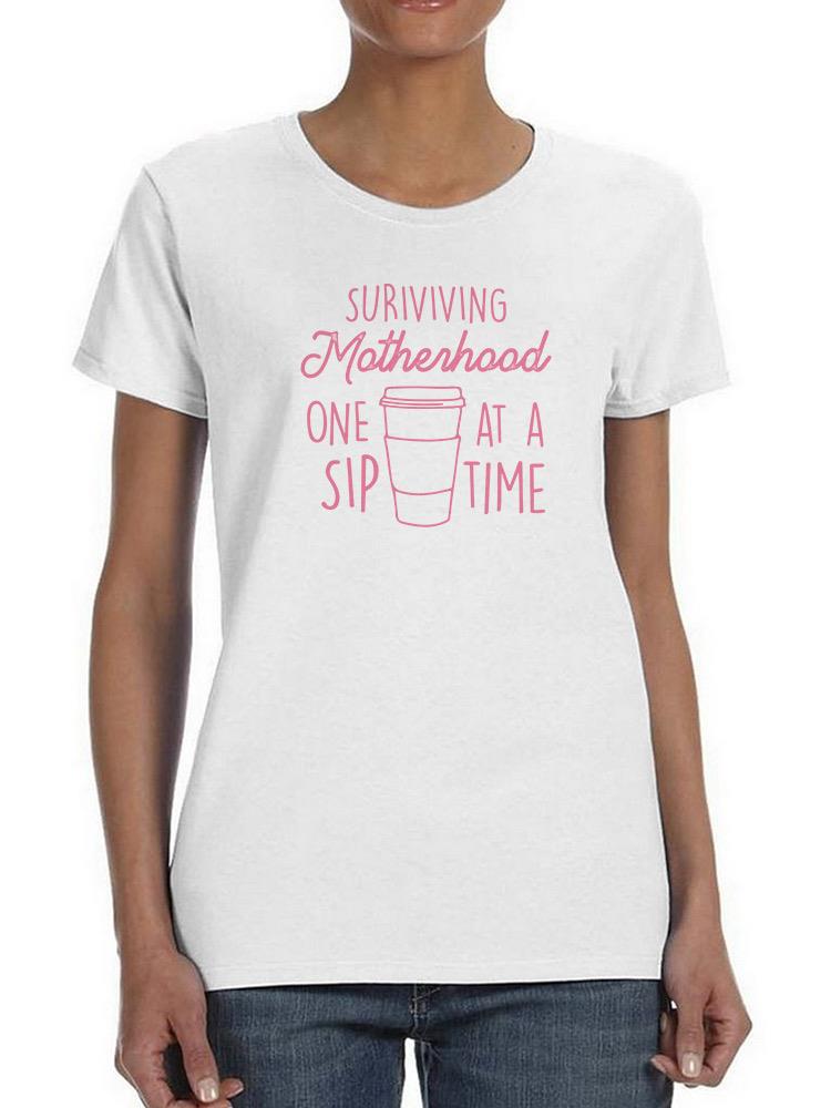 Surviving Motherhood Art Shaped T-shirt -SmartPrintsInk Designs
