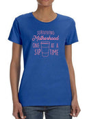 Surviving Motherhood Art Shaped T-shirt -SmartPrintsInk Designs