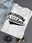 Worlds Best Grandma Tee Shaped T-shirt -SmartPrintsInk Designs