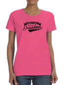 Worlds Best Grandma Tee Shaped T-shirt -SmartPrintsInk Designs