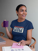 Professional Mom Banner Quote Shaped T-shirt -SmartPrintsInk Designs