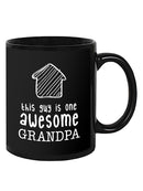One Awesome Grandpa Pattern Mug -SmartPrintsInk Designs