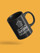 One Awesome Grandpa Pattern Mug -SmartPrintsInk Designs