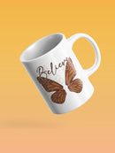 Believe Monarch Butterfly Art Mug -SmartPrintsInk Designs