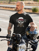Skull Of A Bearded Mechanic T-shirt -SmartPrintsInk Designs