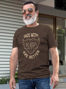 Dads With Beards Are Better T-shirt -SmartPrintsInk Designs