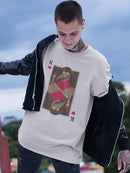 Heart King Card T-shirt -SmartPrintsInk Designs