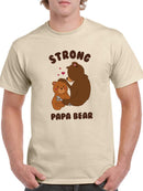 Strong Papa Bear T-shirt -SmartPrintsInk Designs