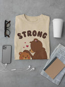 Strong Papa Bear T-shirt -SmartPrintsInk Designs