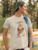 Don't Give A Hoot T-shirt -SmartPrintsInk Designs