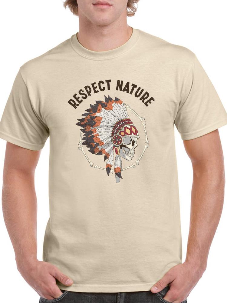 Respect Nature Skull T-shirt -SmartPrintsInk Designs