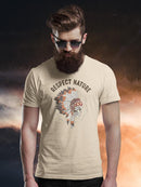 Respect Nature Skull T-shirt -SmartPrintsInk Designs