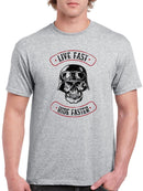 Live Fast And Ride Faster T-shirt -SmartPrintsInk Designs