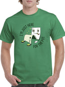 Just Here For The Pot T-shirt -SmartPrintsInk Designs