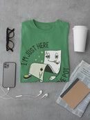 Just Here For The Pot T-shirt -SmartPrintsInk Designs