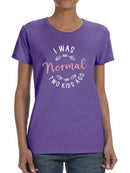 Normal Two Kids Ago Shaped T-shirt -SmartPrintsInk Designs