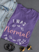 Normal Two Kids Ago Shaped T-shirt -SmartPrintsInk Designs
