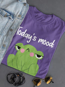 Today's Mood: Leave Me Alone Shaped T-shirt -SmartPrintsInk Designs