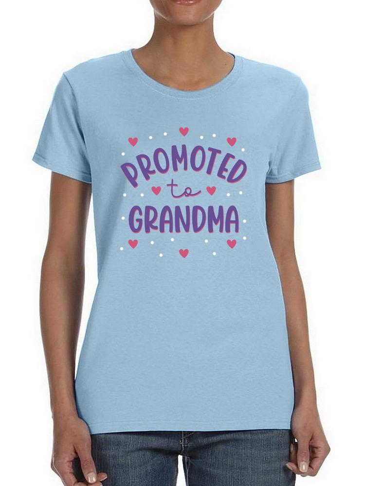 Promoted To Grandma T-shirt -SmartPrintsInk Designs
