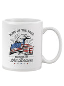 Home Of The Free. Mug -SmartPrintsInk Designs