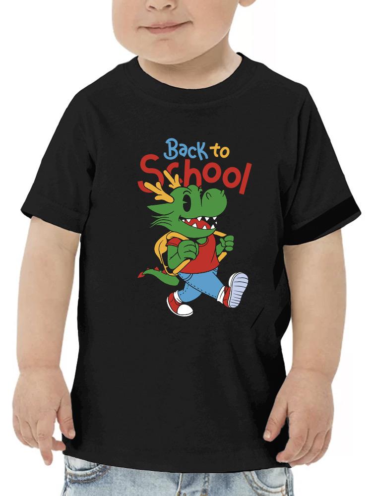Back To School Dinosaur T-shirt -SmartPrintsInk Designs