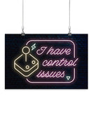 Control Issues Wall Art -SmartPrintsInk Designs