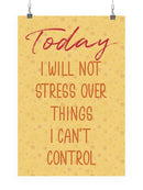Don't Stress Over Things Wall Art -SmartPrintsInk Designs