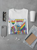Kind And Queen Of Hearts T-shirt -SmartPrintsInk Designs