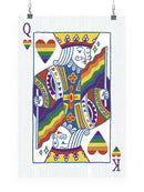 Kind And Queen Of Hearts Wall Art -SmartPrintsInk Designs