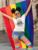 Kind And Queen Of Hearts Shaped T-shirt -SmartPrintsInk Designs