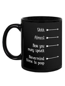 Time To Poop Mug -SmartPrintsInk Designs