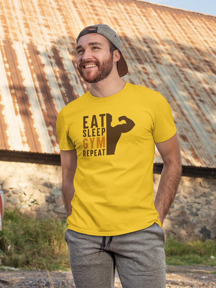 Eat. Sleep. Gym. Repeat! T-shirt -SmartPrintsInk Designs