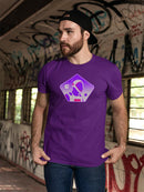 Astronaut In A Shape T-shirt -SmartPrintsInk Designs