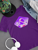 Astronaut In A Shape T-shirt -SmartPrintsInk Designs