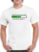 Installing Six Pack T-shirt -SmartPrintsInk Designs