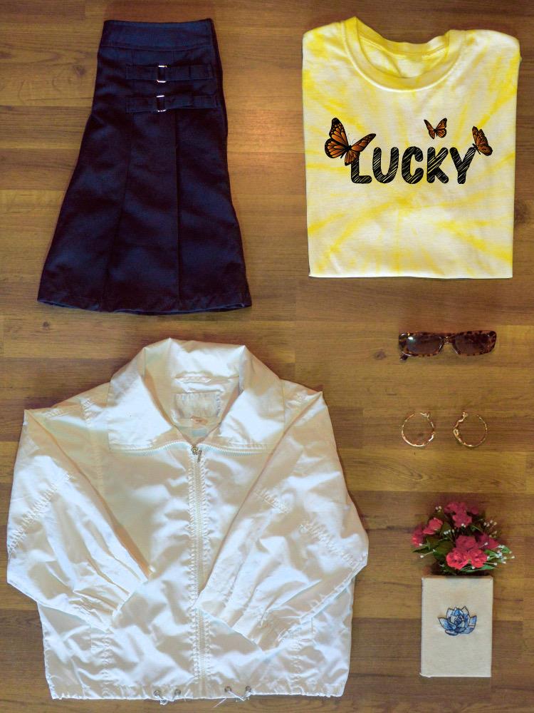 Lucky Butterflies Tie Dye Tee -SmartPrintsInk Designs