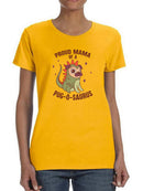 Proud Mama Of A Pug-O-Saurus T-shirt -SmartPrintsInk Designs