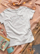 Just A Moon Phase Shaped T-shirt -SmartPrintsInk Designs