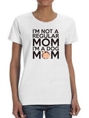 I'm A Dog Mom Shaped T-shirt -SmartPrintsInk Designs