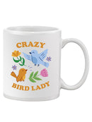 Crazy Bird Lady Mug -SmartPrintsInk Designs