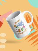 Crazy Bird Lady Mug -SmartPrintsInk Designs
